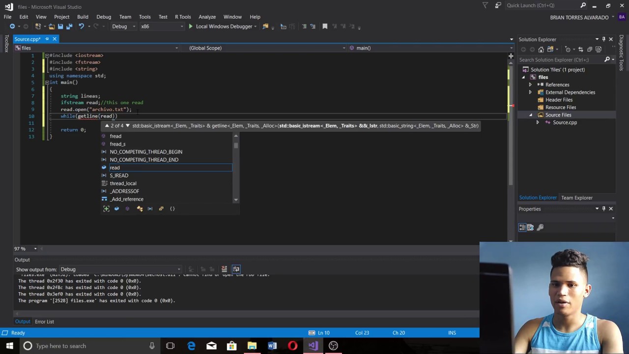 Manejo de archivos en c++ - YouTube
