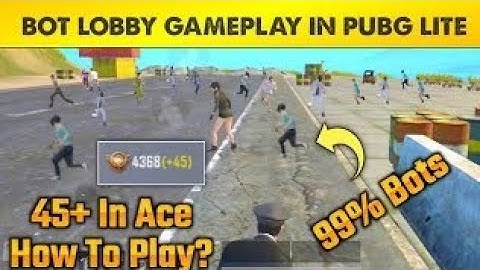 PUBG mobile lite bot lobby tricks  1 click 100%working