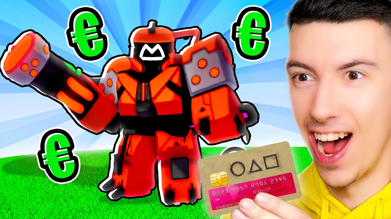 J'ACHÈTE LA TOUR GARDE SQUID GAME DE NIVEAU MAX dans Roblox Squid Game Tower Defense!