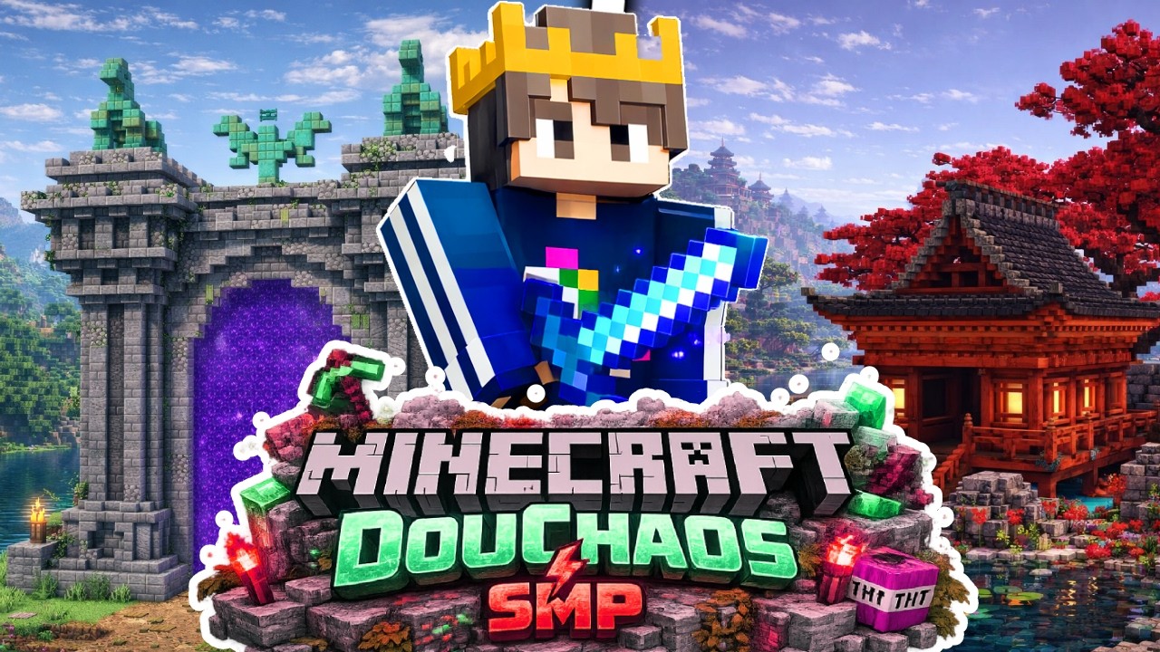 Sống Sót Trong DouChaos SMP #1 Không Giới Hạn Trong Minecraft !!