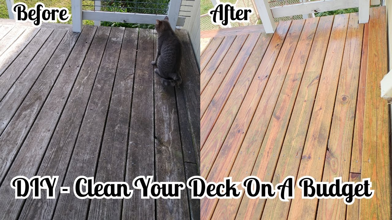 DIY Deck Cleaning On A Budget - 