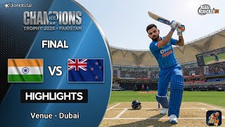 The Final | Champions Trophy 25| INDvs NZ Real Cricket 24  Realistic Game Play ▶️ screenshot 3