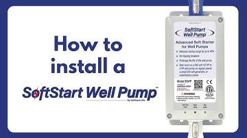 How To Install A SoftStart Well Pump