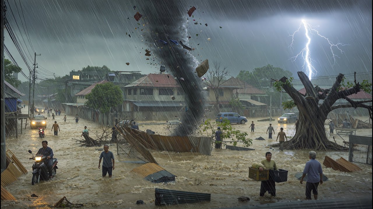 🌪️БАЛИ СНОВА ПОСТРАДАЛ | Смертоносные наводнения и сильные ветры после тропического циклона 93S –...