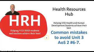Common mistakes to avoid Unit 3 AoS 2 #6-7.
