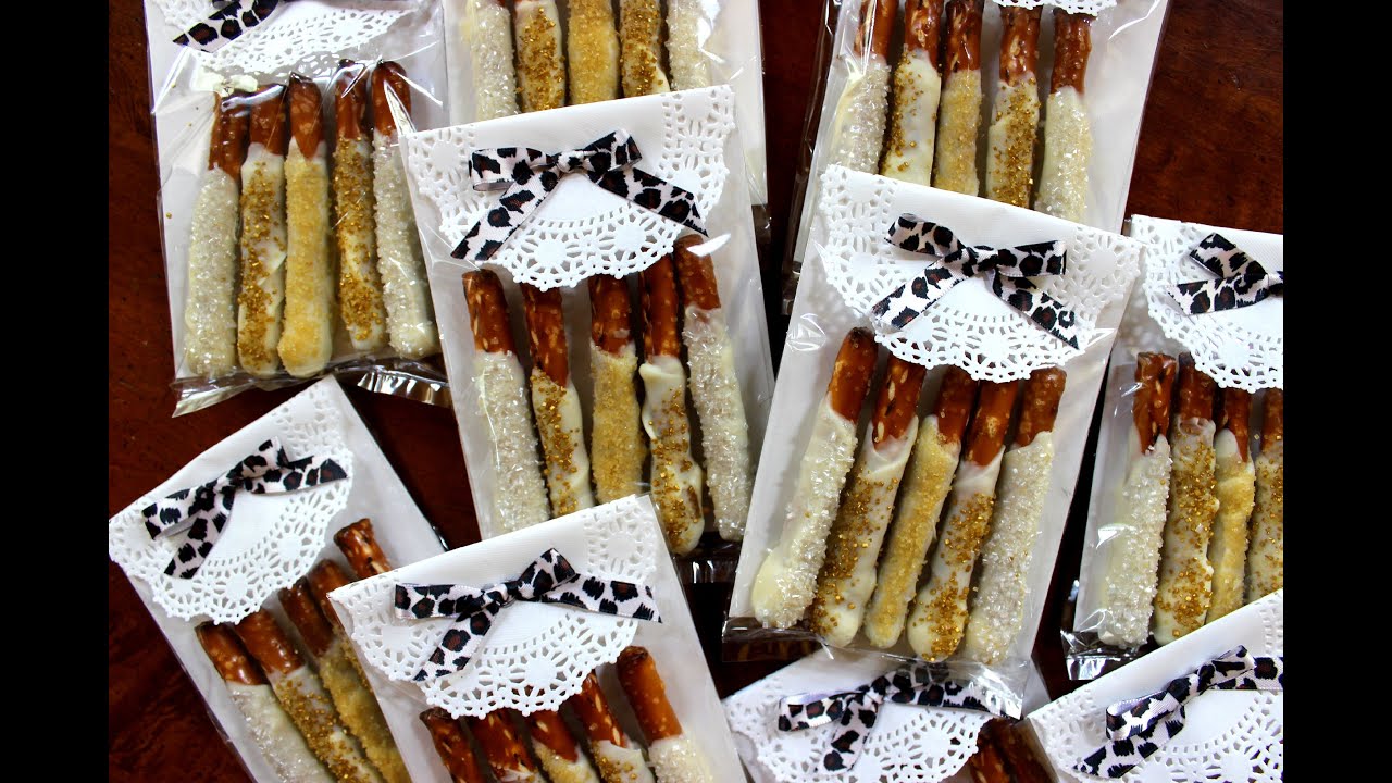 DIY Dessert Bags Party Favor Idea YouTube