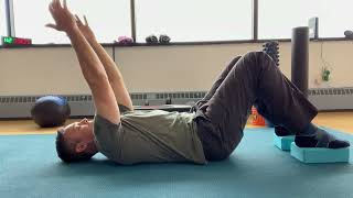 Supine Hooklying Shoulder Flexion