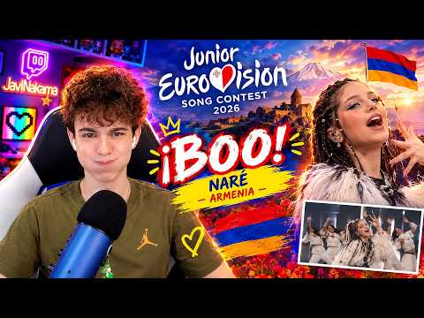 Reacción a NARÉ - ¡BOO! | EUROVISIÓN JUNIOR 2026 ARMENIA 🇦🇲