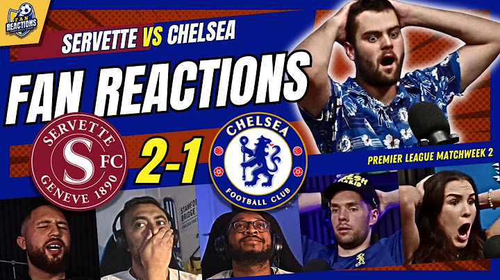 CHELSEA FANS ANXIOUS😨REACTION TO SERVETTE 2-1 CHELSEA | 24/25 UEFA CONFERENCE LEAGUE