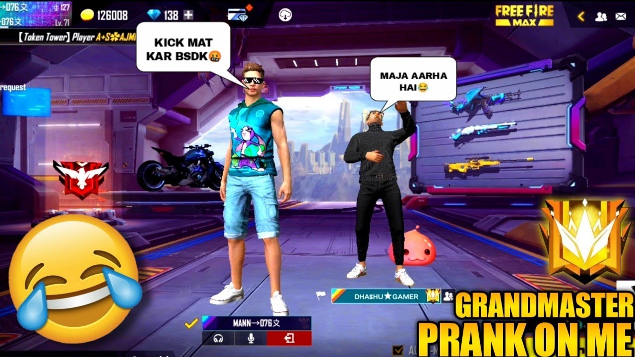 Richest Grandmaster Player Prank On Me 😂 