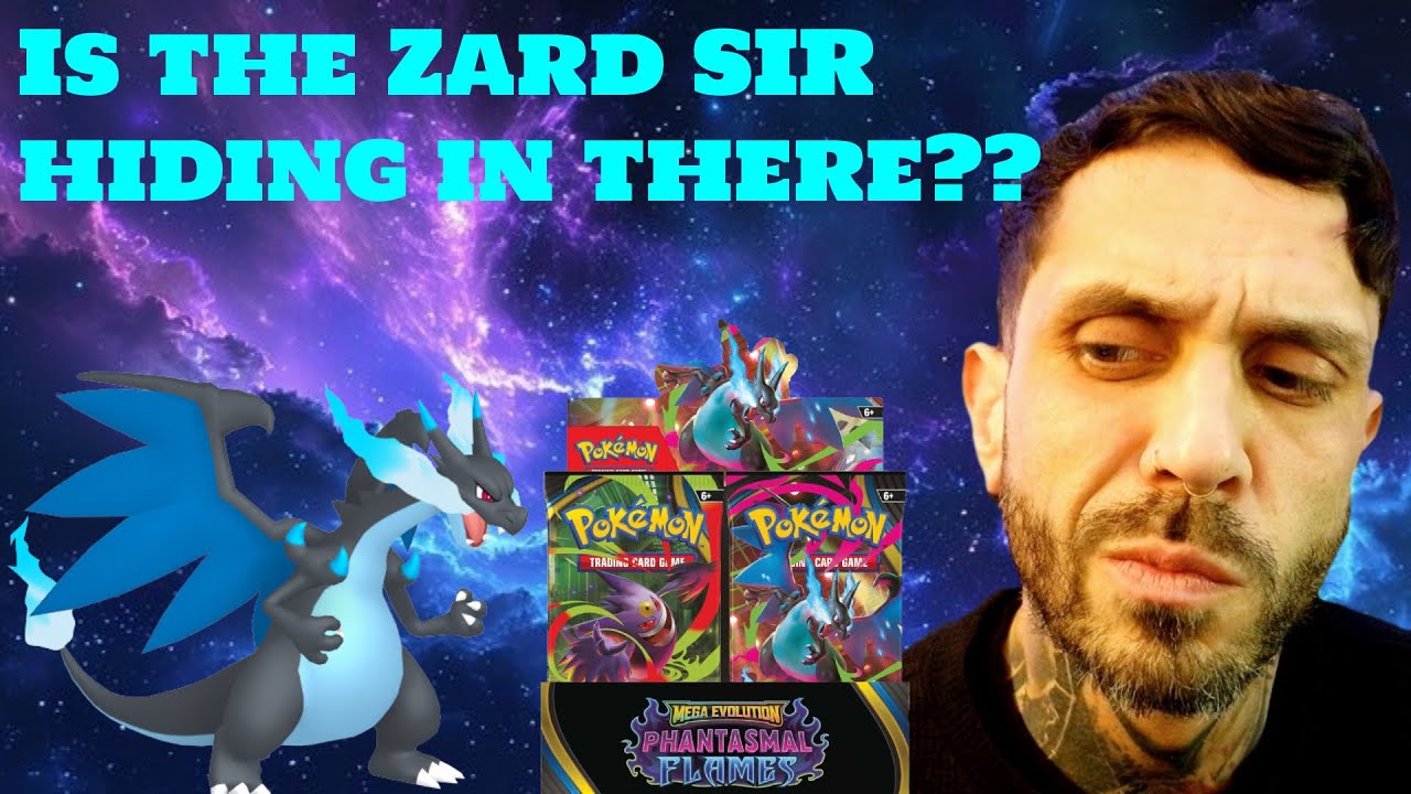 LOOKING FOR Phantsmal Flames' Charizard SIR.. -Can we find it in this booster display?! 🔥