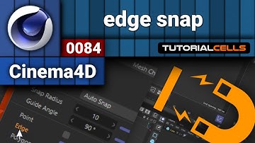 0084. edge snap in cinema 4d