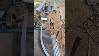 #livestock shed frame #greenhouse oval tube #greenhouse pipe materia