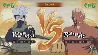 Kakashi Hatake Vs Raikage:Ay - NARUTO X BORUTO Ultimate Ninja STORM CONNECTIONS