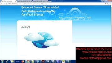 Enhanced secure thresholded data Deduplication scheme for cloud storage- IEEE PROJECTS 2018