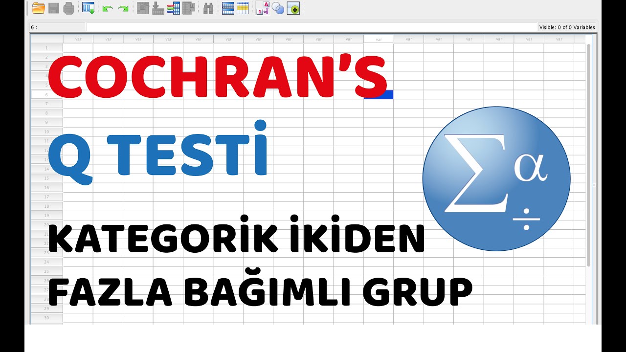 #29 Cochran's Q testi (Kategorik Veri İkiden Fazla Bağımlı Grup)