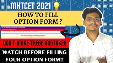 How to fill Option Form?|Cap Round 1 Form|Don