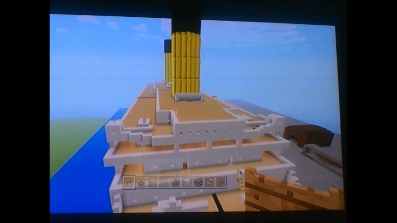 Titanic Minecraft - Forecastle & Bridge Tour - YouTube