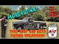 PATINA MATCH and clear coat on Chevy C10and some interior work.