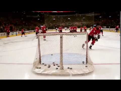 Team Canada - World Cup of Hockey - pregame warmup