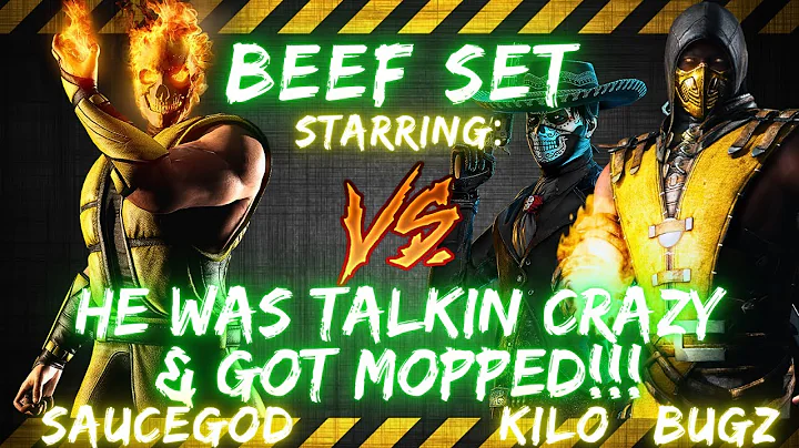 BEEF SETS ft. Saucegod vs Kilo & Bugz | HE WAS TALKIN CRAZY & GOT MOPPED!!! 🎤👀🔥😱