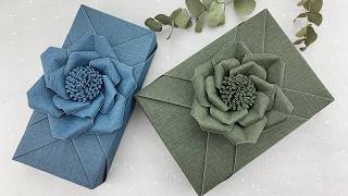 Gift Wrapping ｜DIY Gift Packing Ideas + Paper Flower Craft Tutorial (2023 Update)