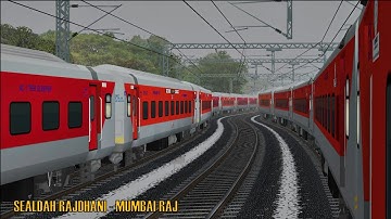 Parallel Departures : Mumbai Rajdhani vs Sealdah Rajdhani Express | New Delhi | MSTS Indian Railways