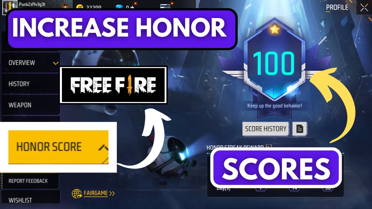 How To Increase Free Fire Honor Score 2024|How To Fix Honor Score ...