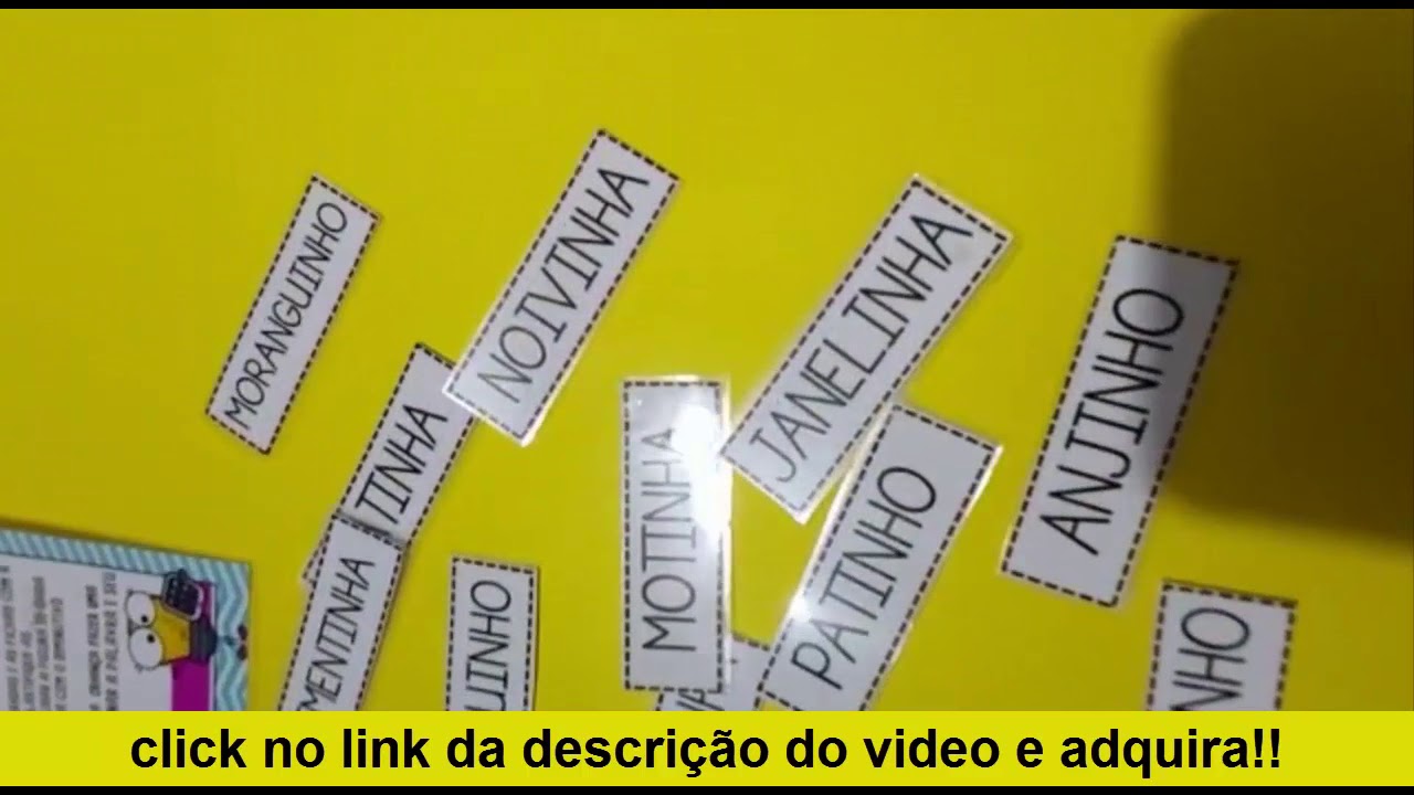 lúdico como recurso no ensino aprendizagem: Dominó aumentativo e diminutivo