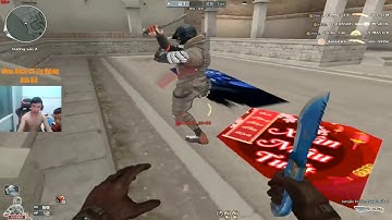 Bình Luận CF | JUNGLE KNIFE   KNIGHT BLUE | TIẾN XINH TRAI ZOMBIE V4