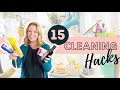 15 Simple Cleaning Hacks THAT REALLY WORK (even for lazy people like me)!