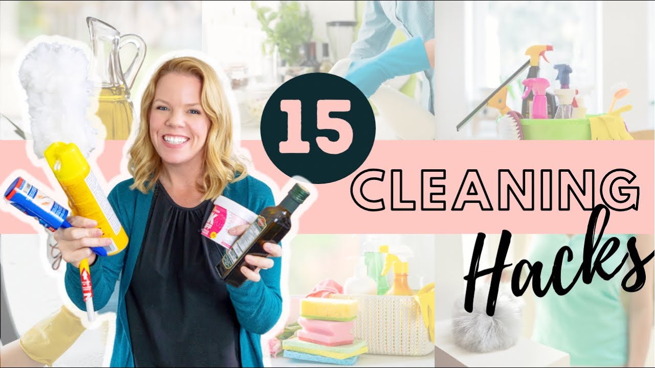 15 Simple Cleaning Hacks THAT REALLY WORK (even for lazy people like me)! 