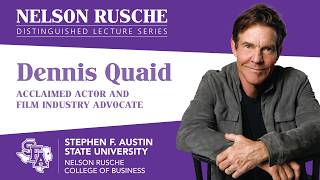 Nelson Rusche Distinguished Lecture Series - Dennis Quaid
