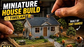 🏡 Miniature Tiny House Construction Timelapse | DIY House Build from Scratch 23/July 2026