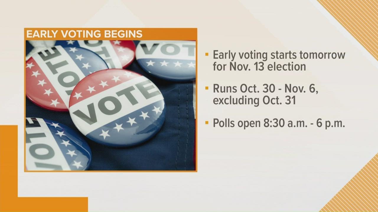 Early voting for November elections begins this weekend - YouTube
