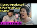 K-pop Vocal Coach reacts to Katrina Velarde - Go the distance