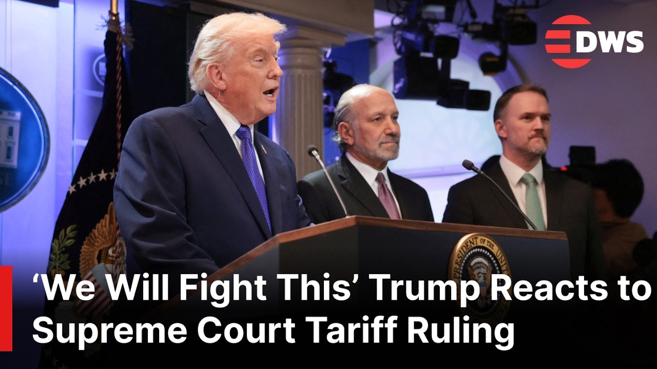 WATCH: President Trump Responds After Supreme Court Blocks His Tariff ...