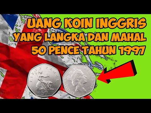 UANG KOIN INGGRIS YANG LANGKA DAN MAHAL 50 PENCE || KOIN LOGAM