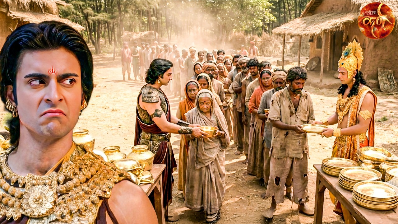 कर्ण को नीचा दिखाने के लिए अर्जुन बना वासुदेव की नजरों में महा दानी || Suryaputra Karn
