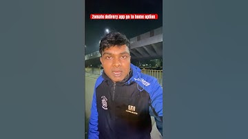 Zomato delivery app go to home option not working #reels  #viral #zomato