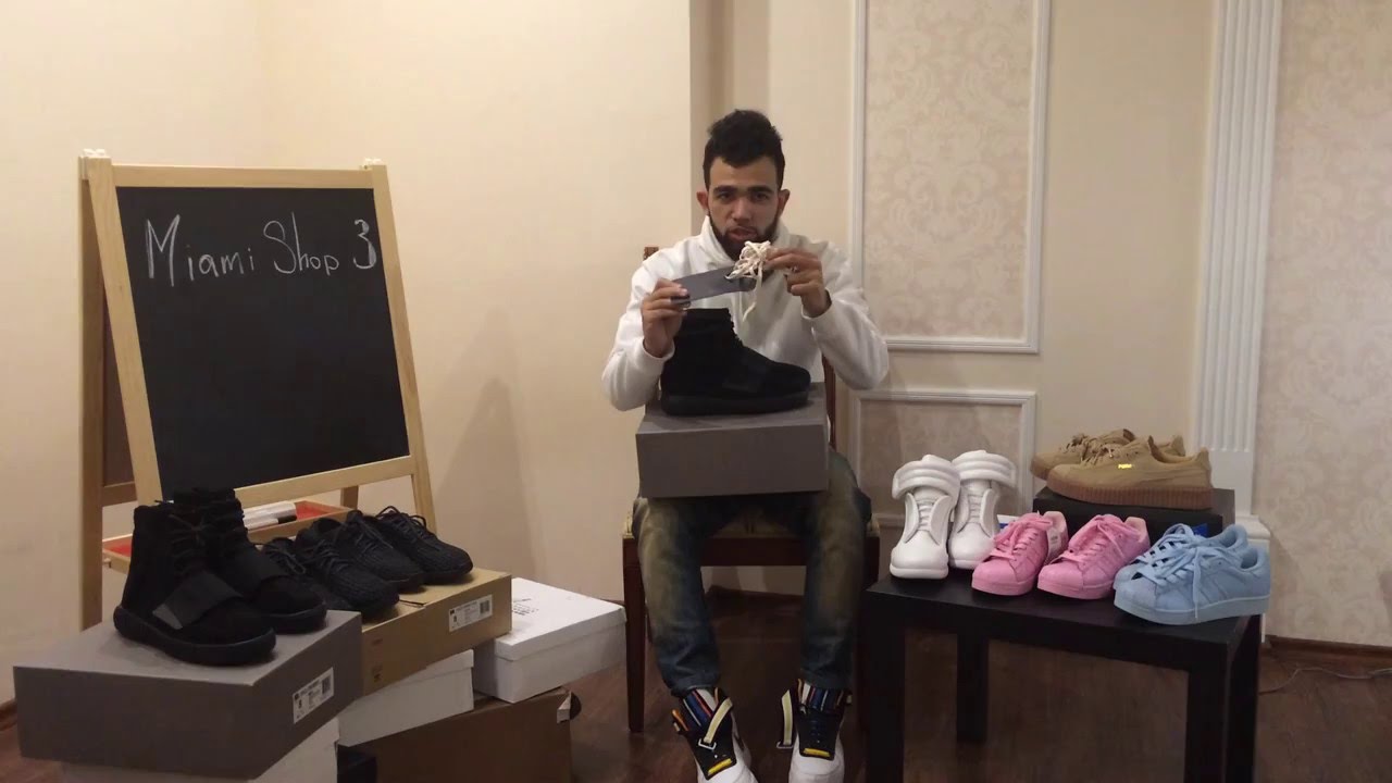 Adidas Yeezy boost 750 black  Miami Shop # 3