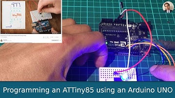 Using an Arduino to program an ATTiny85 (Thanks David!)