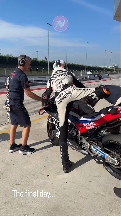Luca Marini Undertakes Final Session at Sepang Test | #sepangtest #lucamarini #honda #hrc #castrol