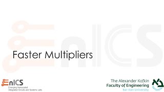 VLSI - Lecture 10d: Fast Multipliers