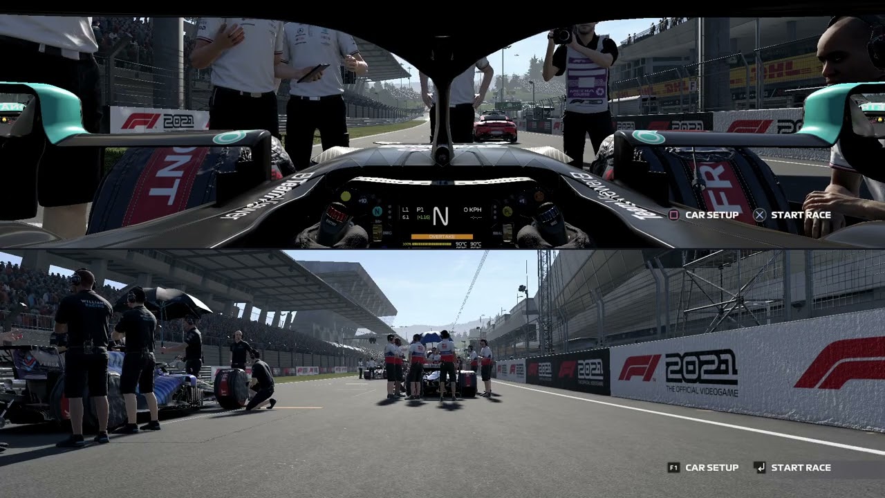 F1 2021 PC Full 22 car grid in Split Screen (Cheat Engine)