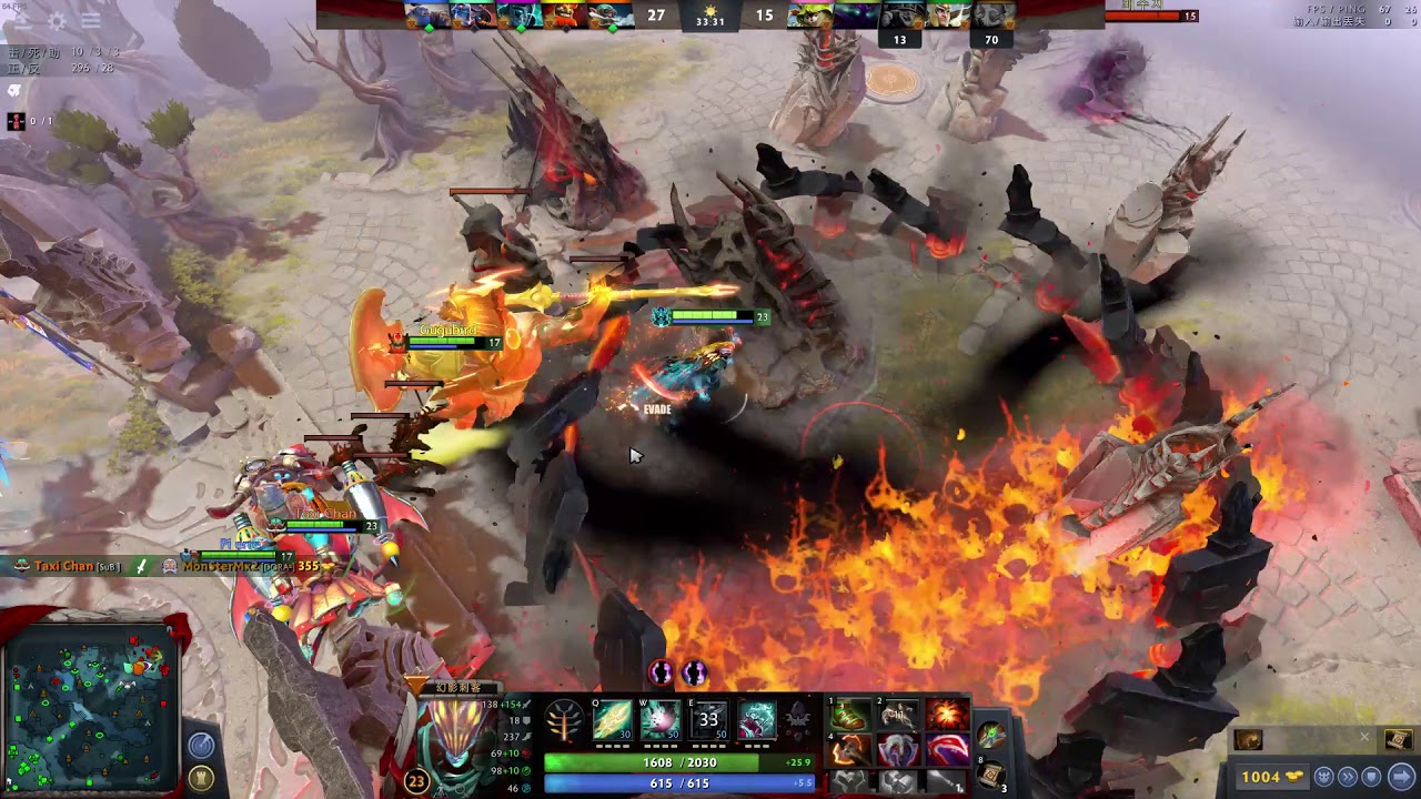 DOTA 2 Phantom Assassin [MVP]-15kills - DOTA 2 7.28c GAMEPLAY