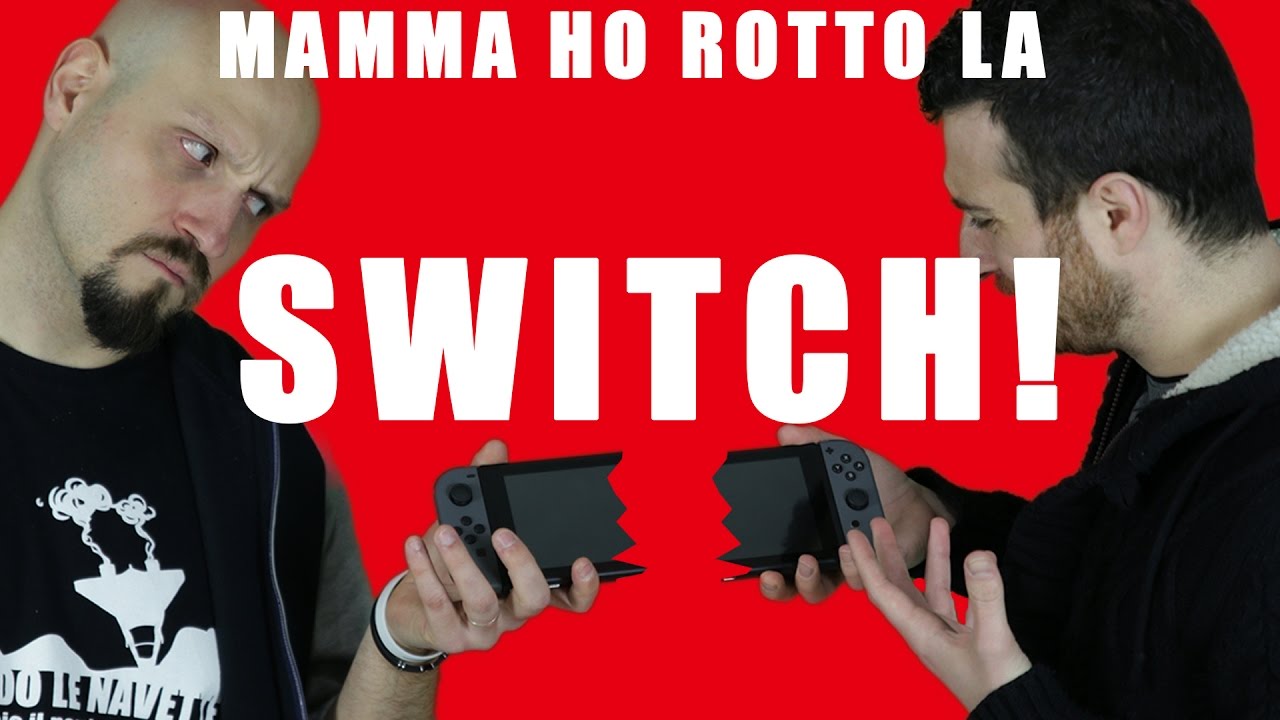 NINTENDO SWITCH: È CADUTA E SI È ROTTA...