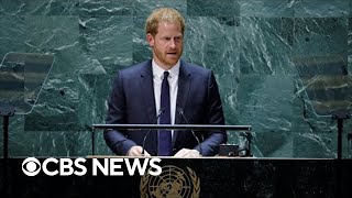 Prince Harry addresses U.N. General Assembly on Nelson Mandela Day | full video