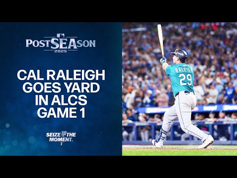 Cal Raleigh CRUSHES Game-Tying Homer in Game 1 of 2025 ALCS in Toronto