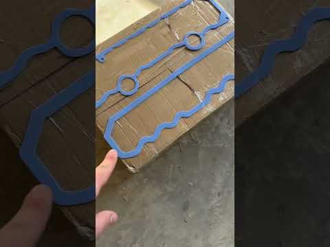 Комплект прокладок клапанной крышки Д 245 верхняя+Нижняя (силикон) 245-1003109+240-1003108, видео 1